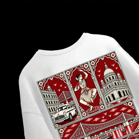 Bengal-Where Heritage Lives Unisex Terry Oversized Tee