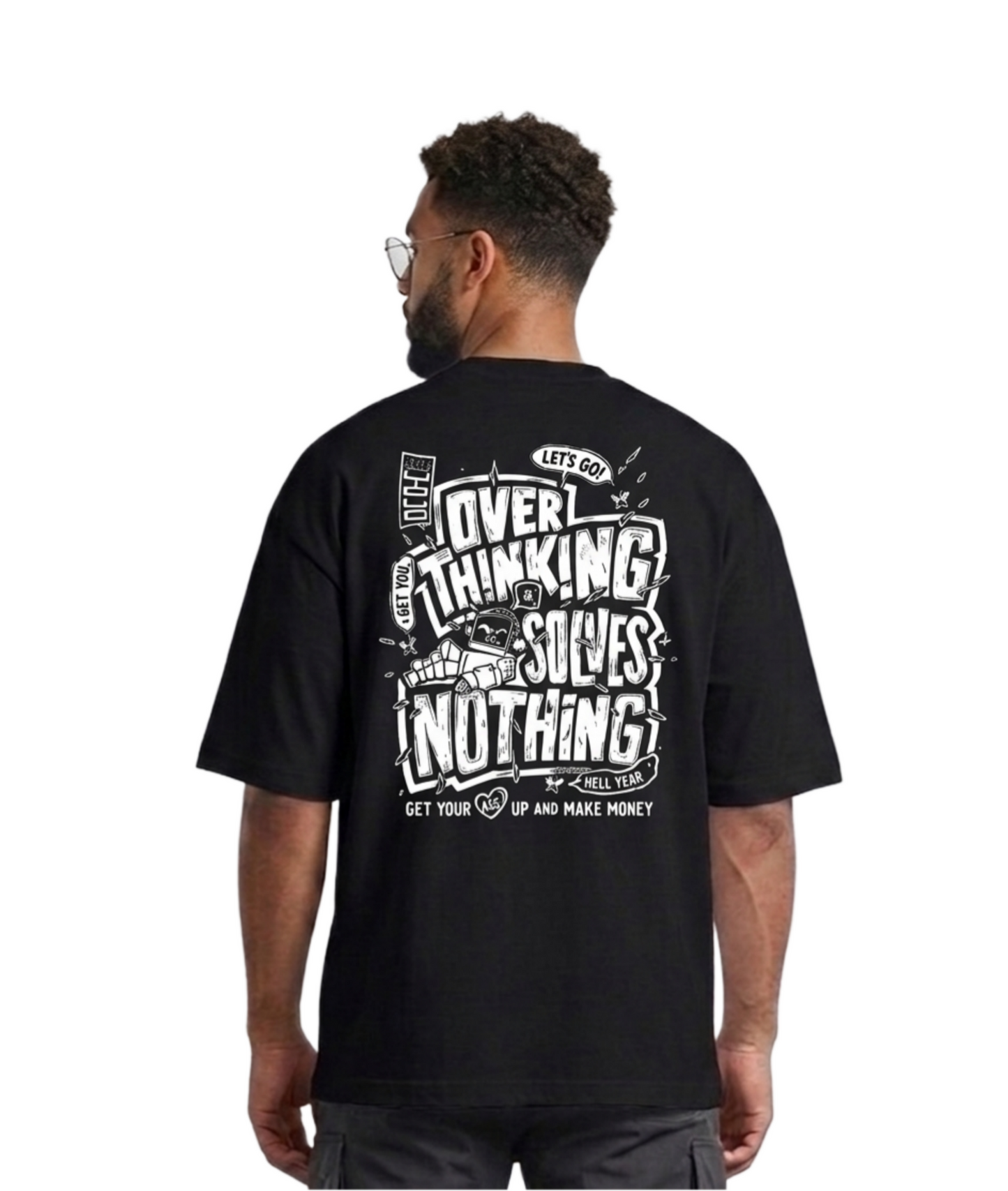 Peace of Mind  Terry Oversized Tee