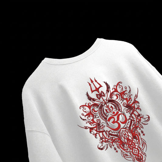 Echo of the Trishula  Oversized Tee