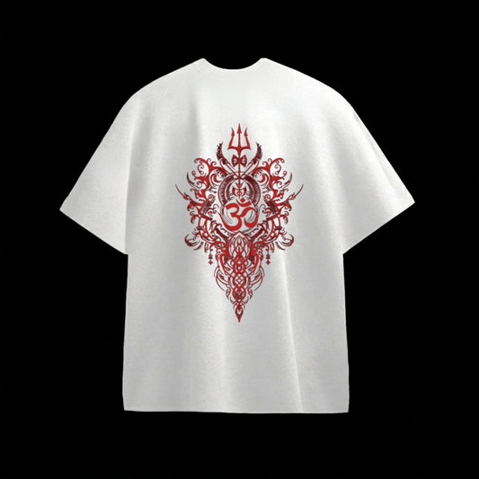 Echo of the Trishula  Oversized Tee