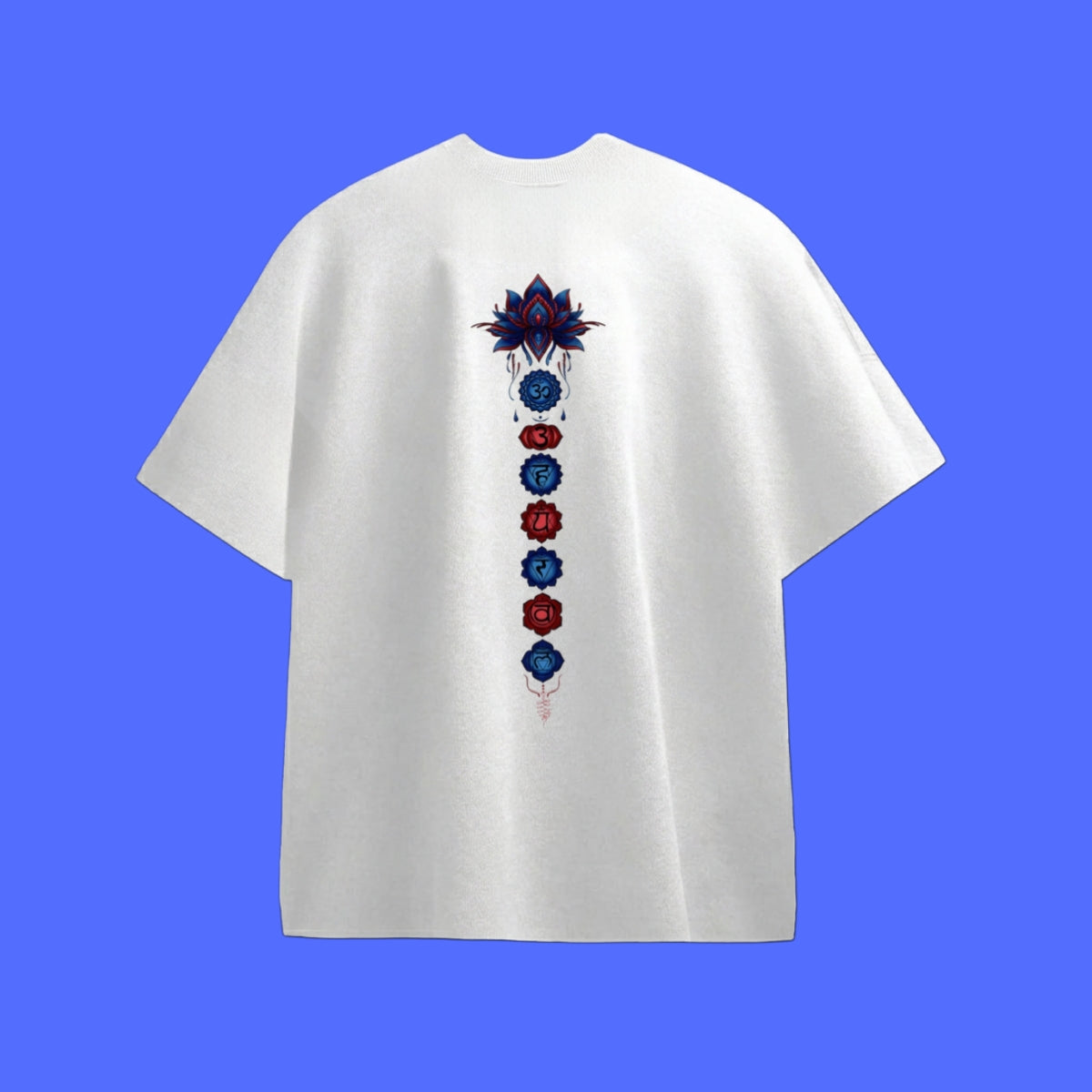 Sacred Alignment Chakra Terry Oversized Tee