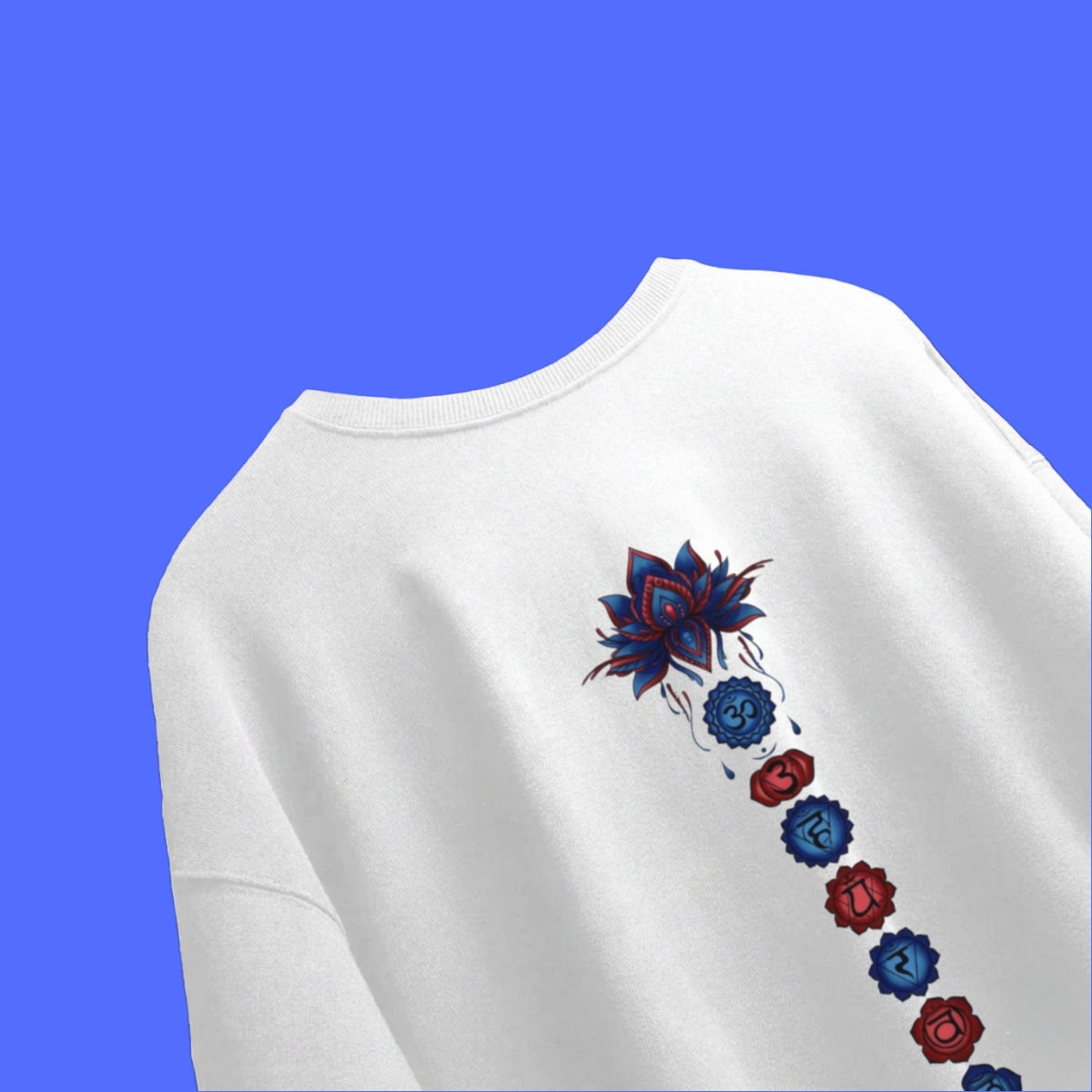 Sacred Alignment Chakra Terry Oversized Tee