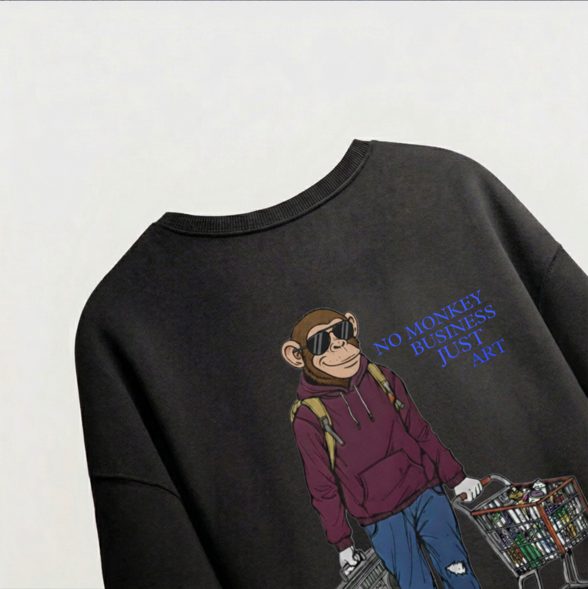 No Monkey Business Oversized Tee