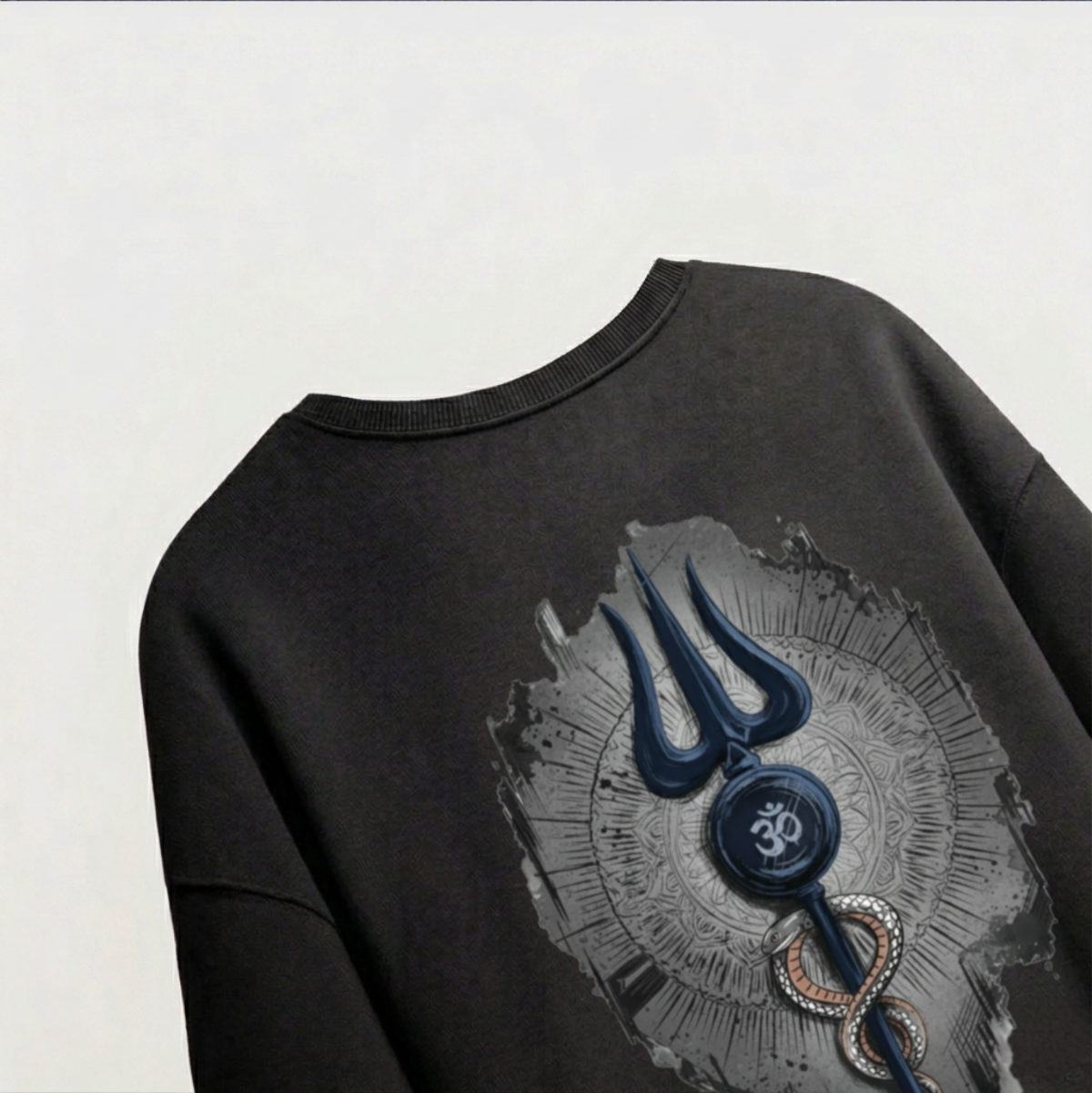 The Infinite Echo  Terry Oversized Tee