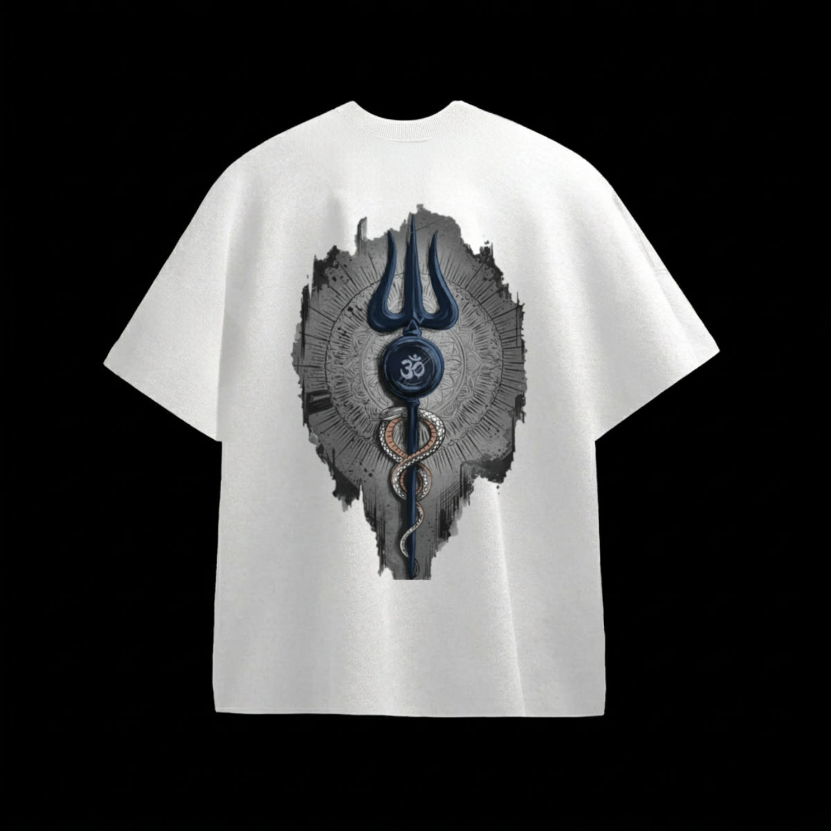 The Infinite Echo  Terry Oversized Tee
