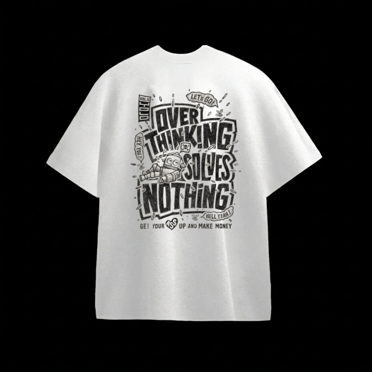 Peace of Mind Terry Oversized Tee
