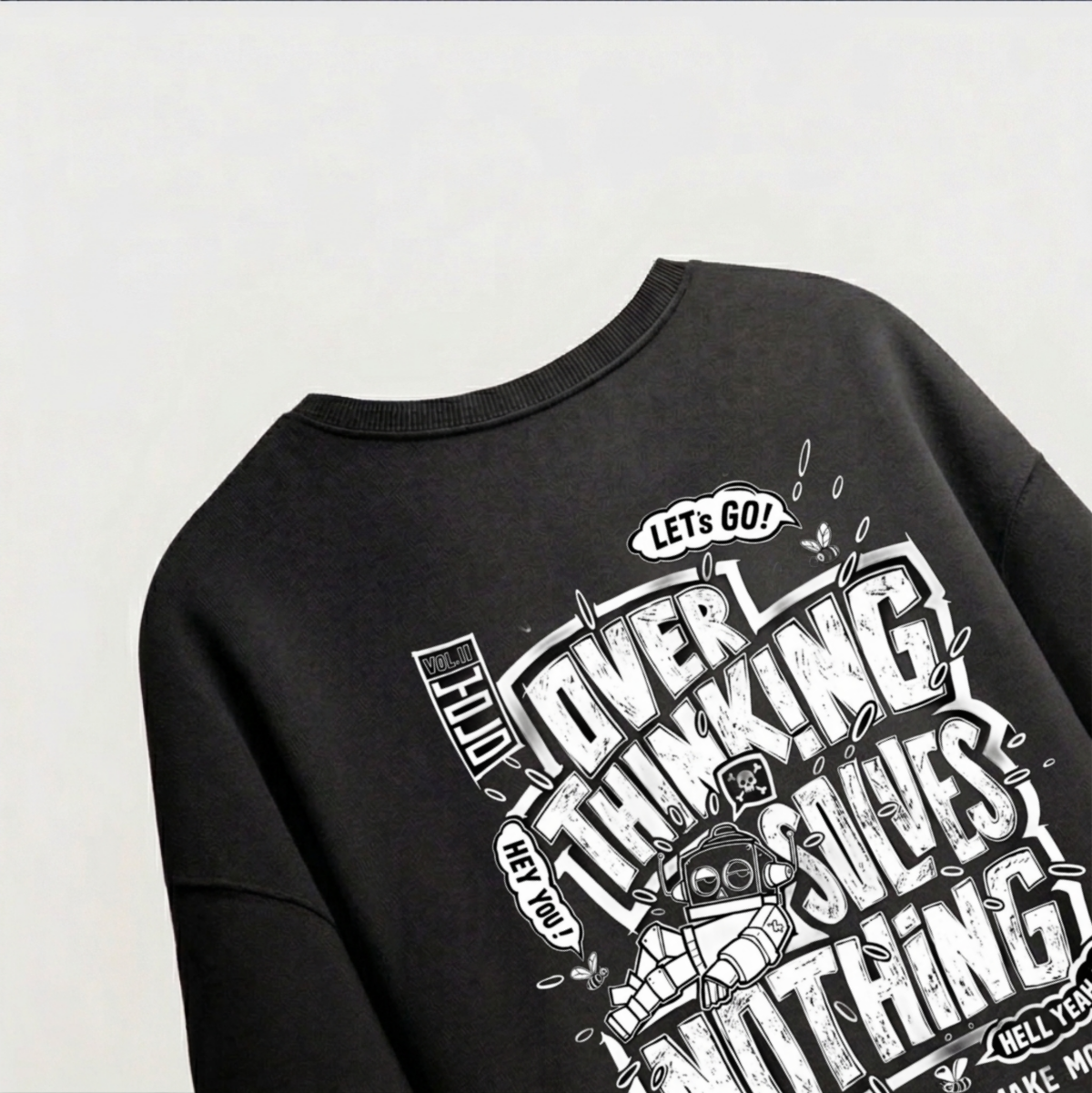 Peace of Mind  Terry Oversized Tee