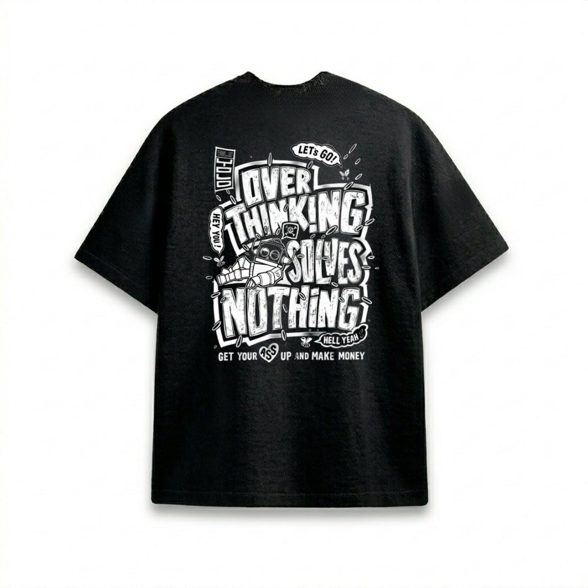 Peace of Mind  Terry Oversized Tee