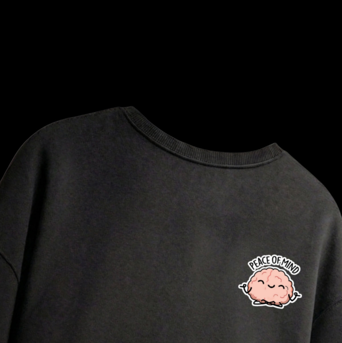 Peace of Mind  Terry Oversized Tee