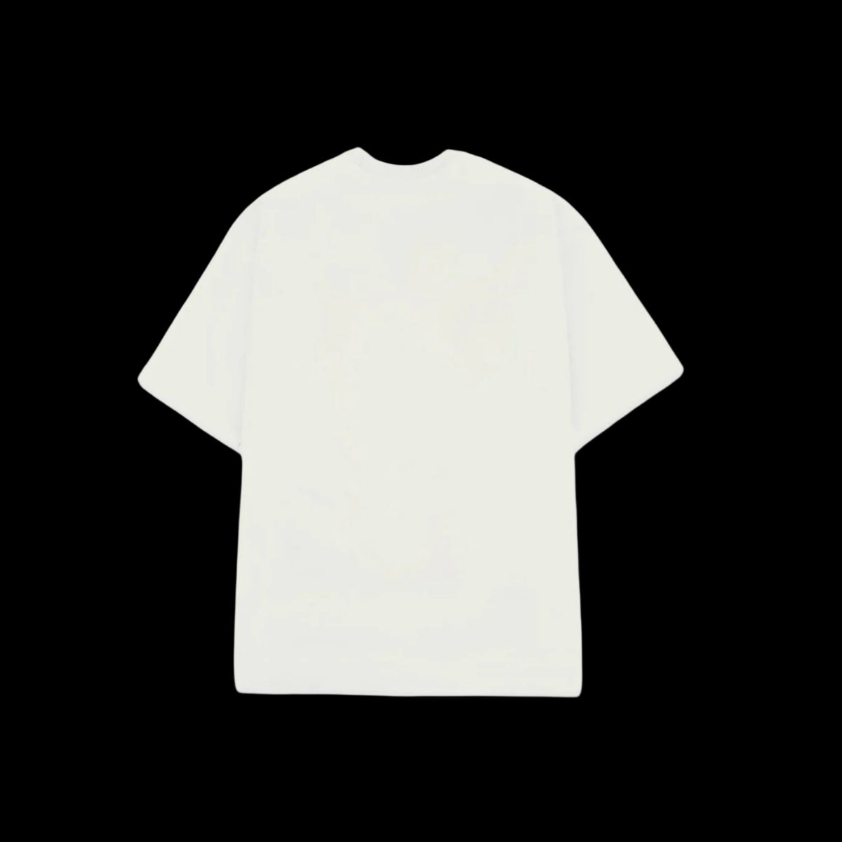 White Unisex Terry Oversized Tee