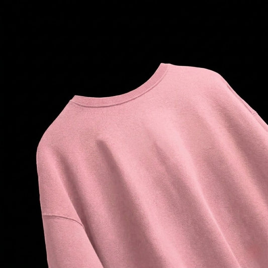 Baby Pink Terry Oversized Tee