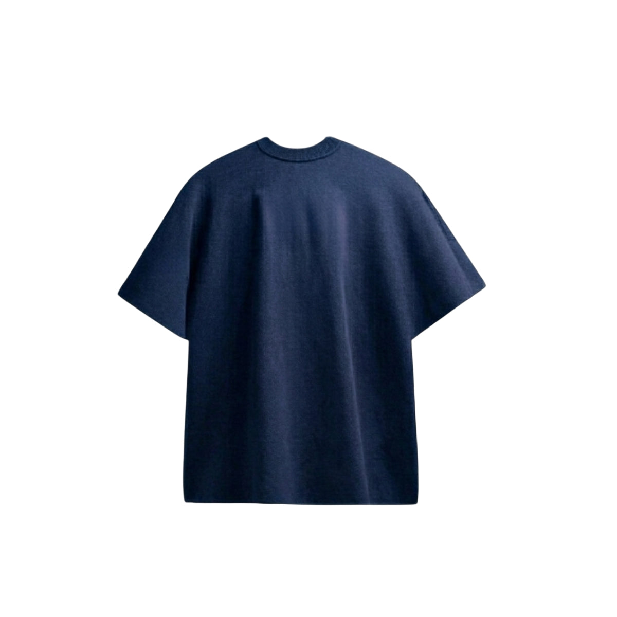 Navy Blue Unisex Terry Oversized Tee