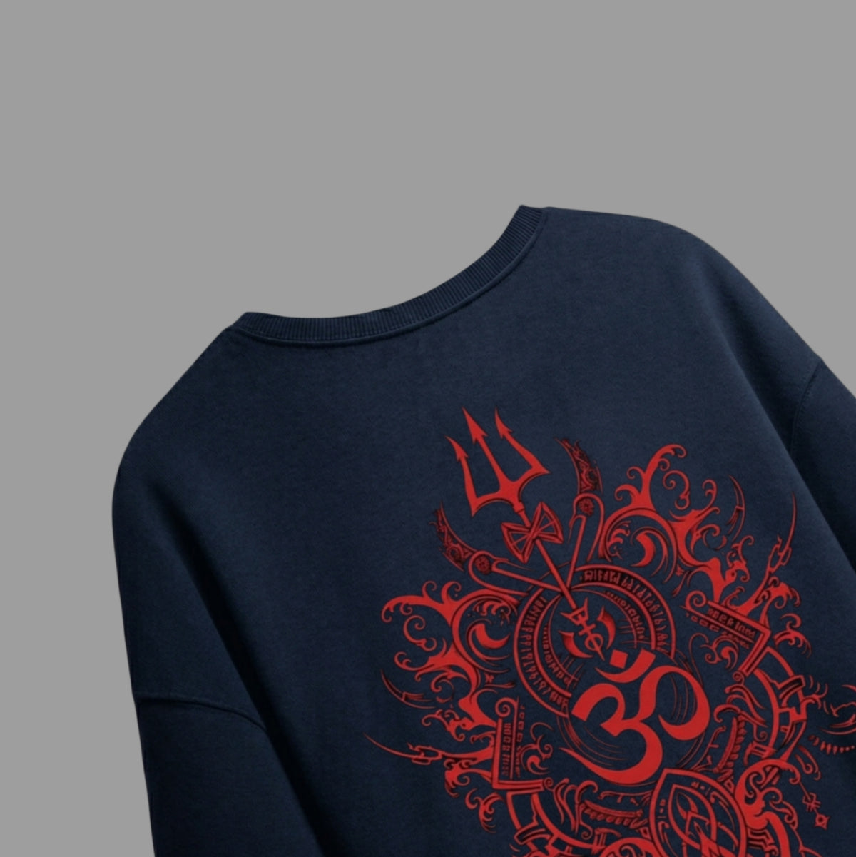 Echo of the Trishula oversized Tee