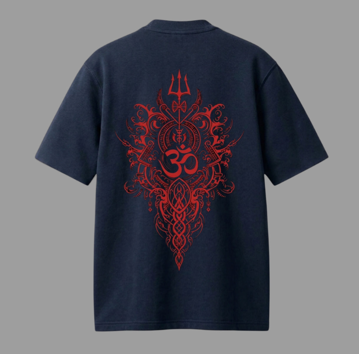 Echo of the Trishula oversized Tee