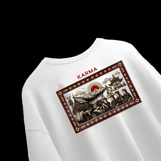 Echoes Of Arunachal Unisex Terry Oversized Tee