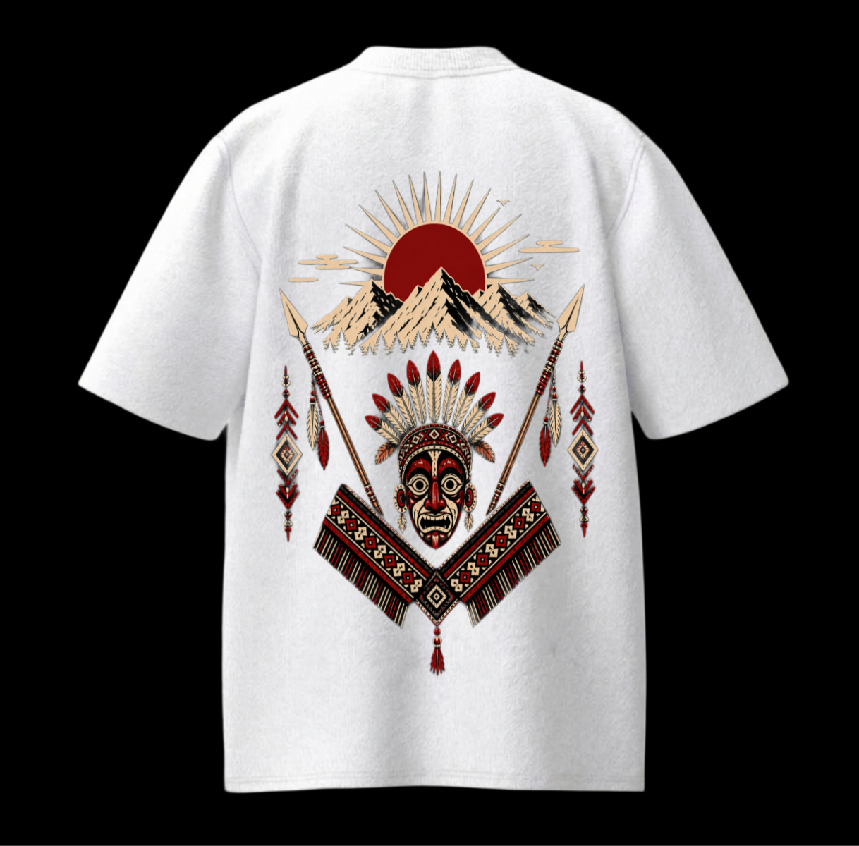 Echoes Of Arunachal Unisex Terry Oversized Tee