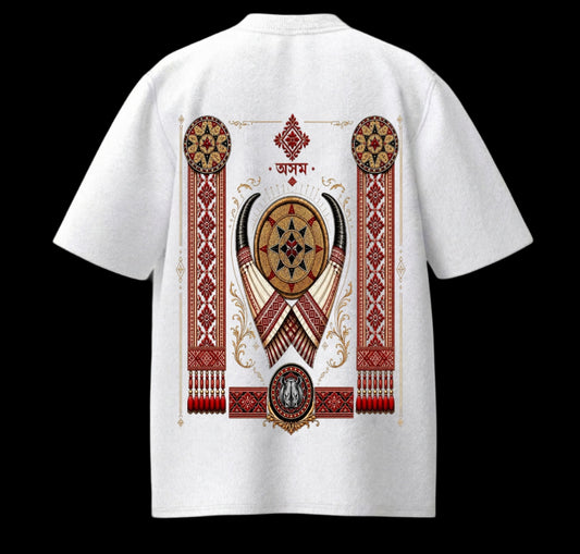 Assam Heritage Unisex Terry Oversized Tee