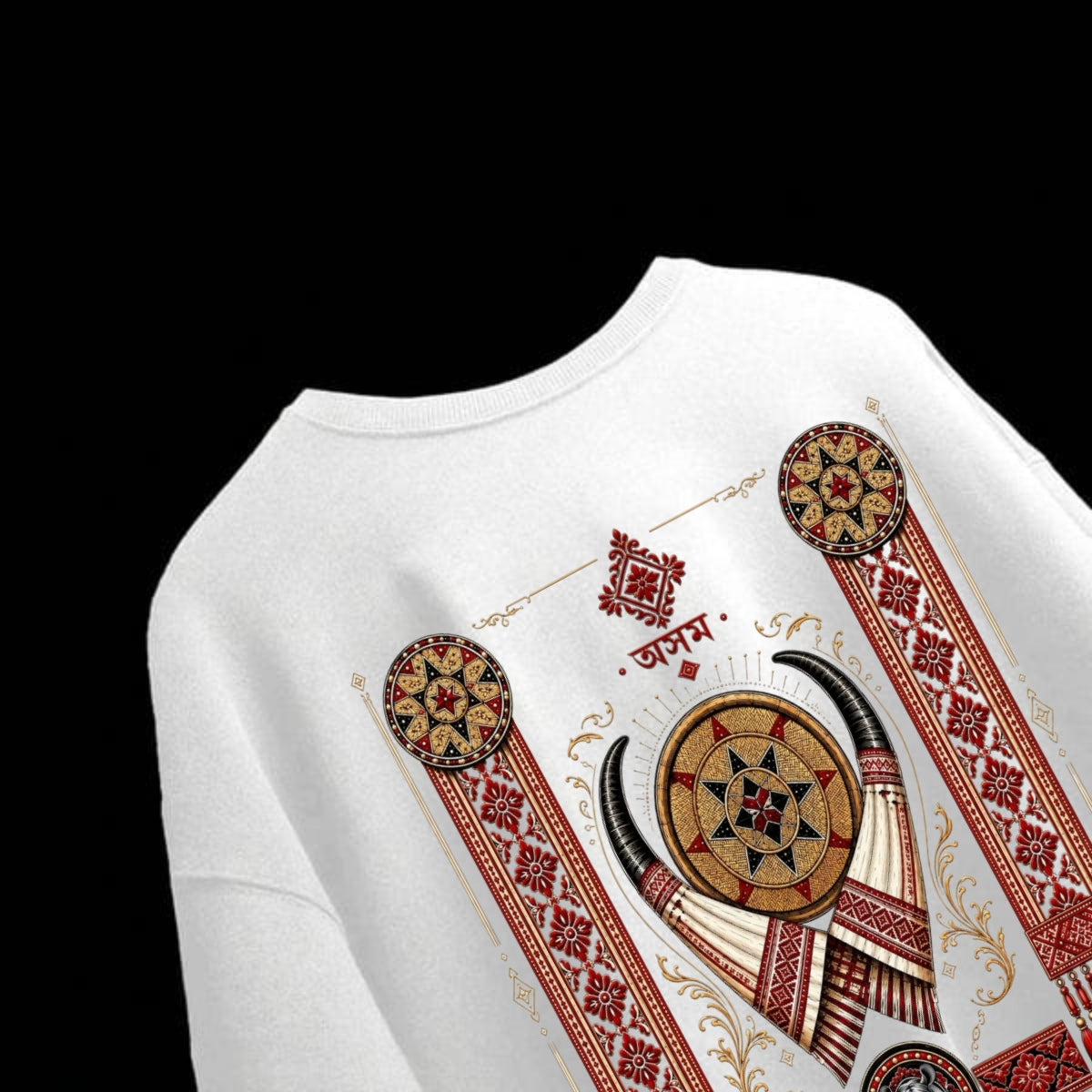 Assam Heritage Unisex Terry Oversized Tee