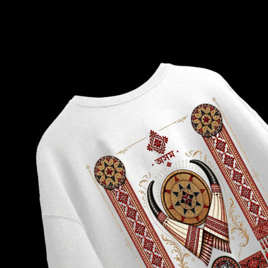 Assam Heritage Unisex Terry Oversized Tee